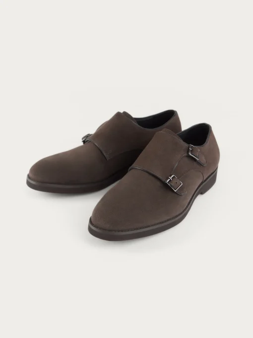 BLUCHER DOBLE HEBILLA MARRÓN