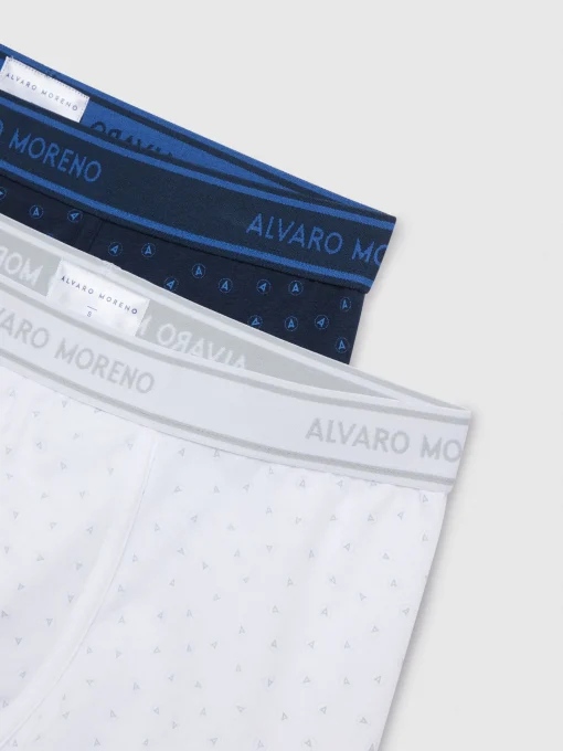 BOXER LOGOS AZUL MARINO