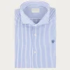 CAMISA COMFORT STRIPES AZUL