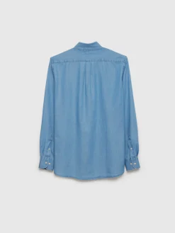 CAMISA DENIM JACK AZUL MARINO