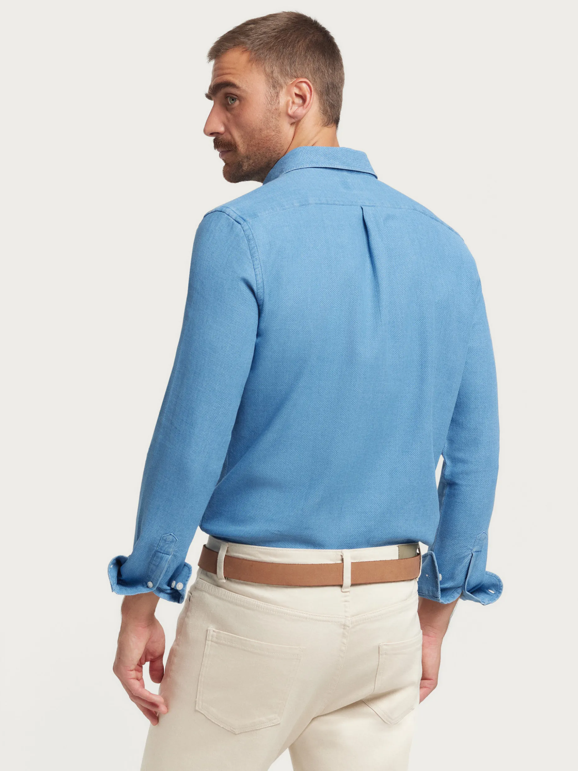 CAMISA DENIM NIDO AZUL