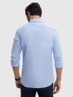 CAMISA ESTRUCTURA DUTTON AZUL