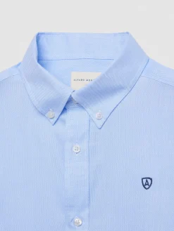 CAMISA ESTRUCTURA DUTTON AZUL