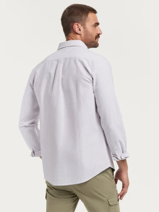 CAMISA OXFORD ASTON BURDEOS