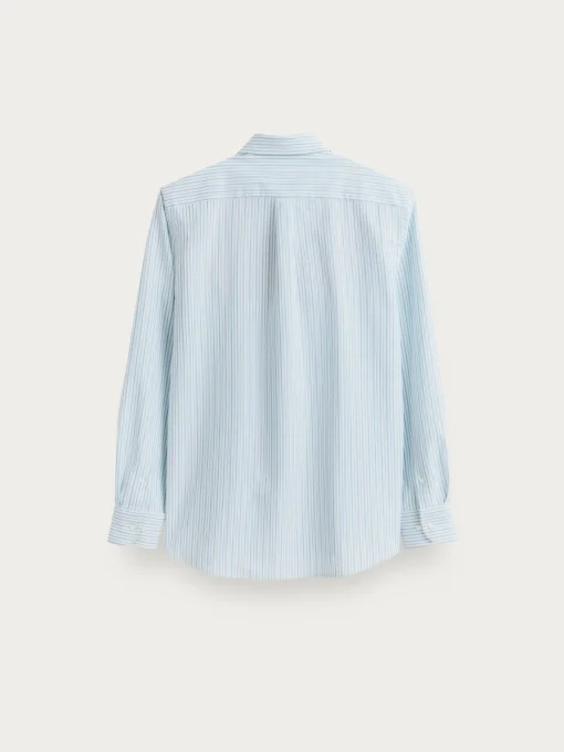 CAMISA OXFORD FANCY STR VERDE