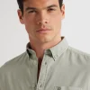 CAMISA OXFORD POCKET DYE VERDE