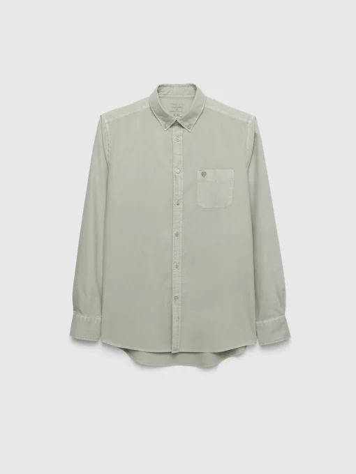 CAMISA OXFORD POCKET DYE VERDE