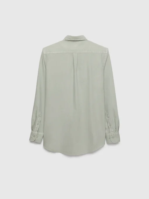 CAMISA OXFORD POCKET DYE VERDE