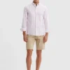 CAMISA OXFORD SUNNY CORAL