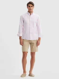 CAMISA OXFORD SUNNY CORAL