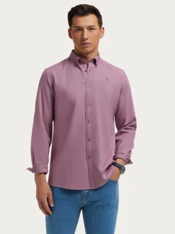 CAMISA PANAMA DYE BURDEOS
