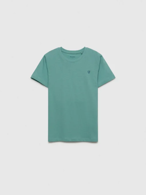 CAMISETA BASIC KIDS VERDE AGUA