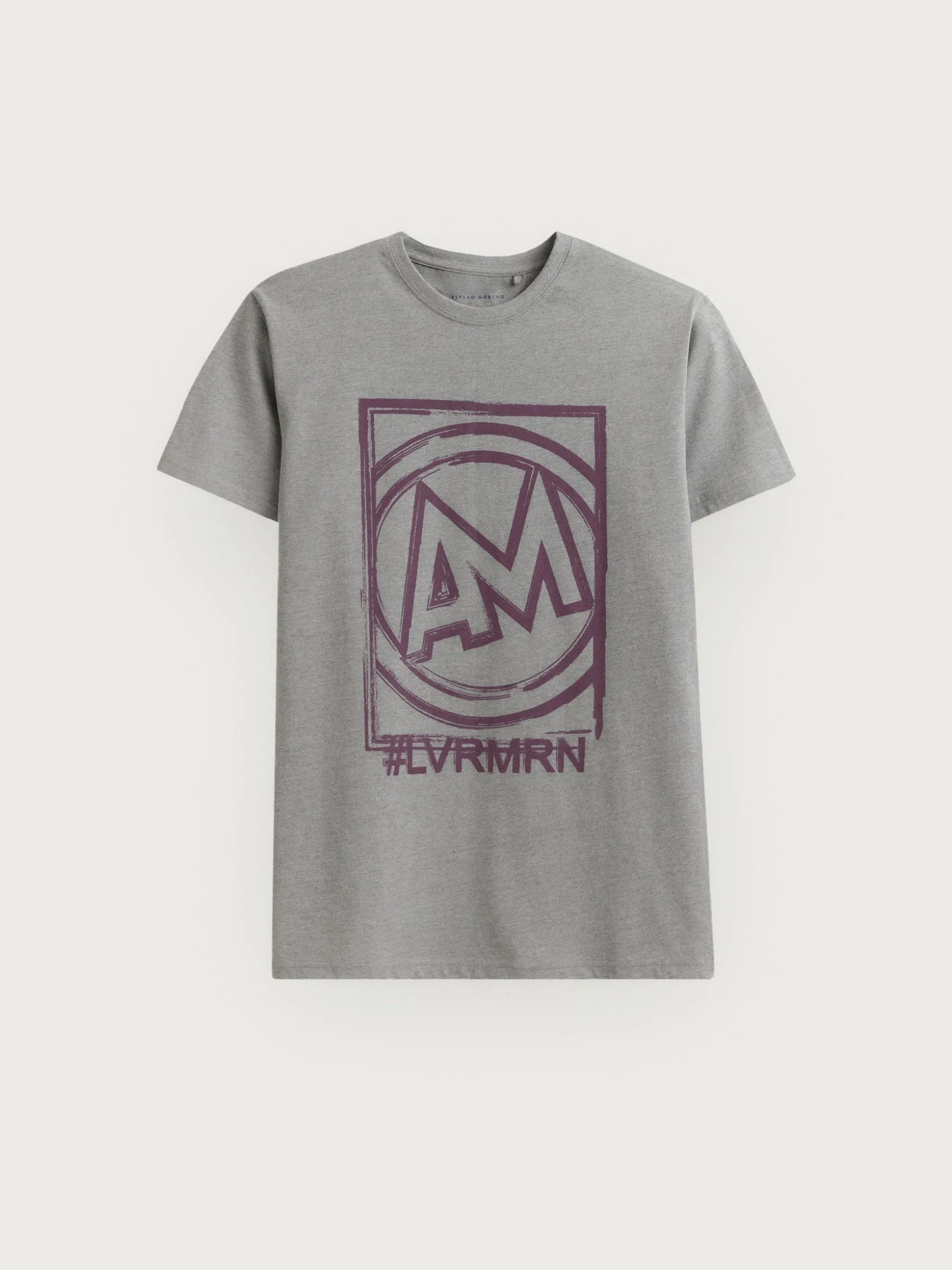 CAMISETA LOGO GRIS