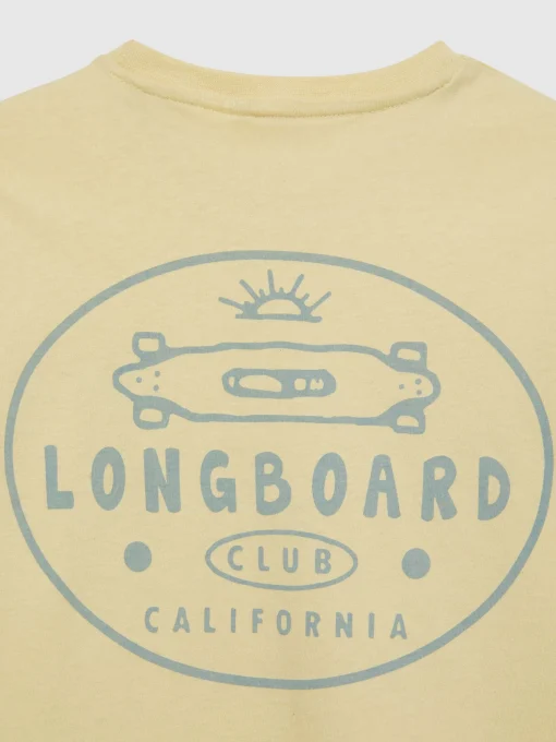 CAMISETA LONGBOARD KIDS AMARILLO