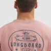 CAMISETA LONGBOARD ROSA
