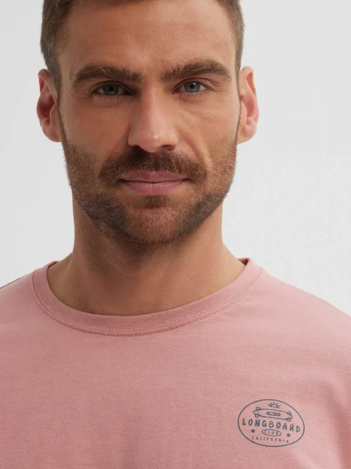 CAMISETA LONGBOARD ROSA