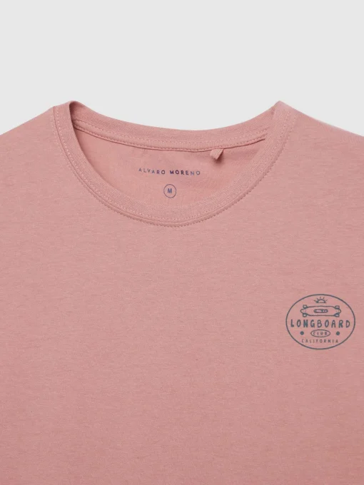 CAMISETA LONGBOARD ROSA