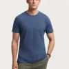 CAMISETA MELANGE AZUL
