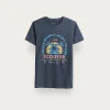 CAMISETA SCOOTER KIDS AZUL MARINO