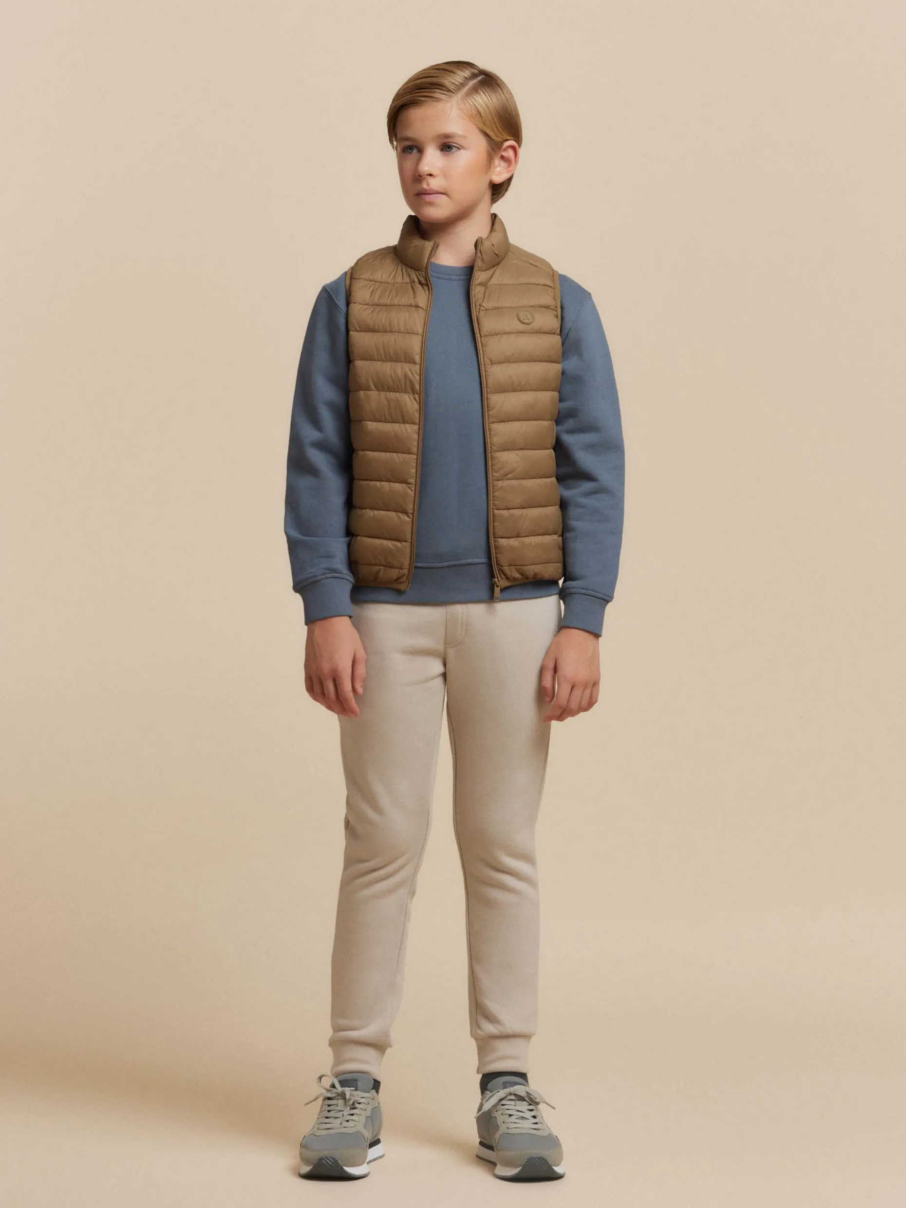 CHALECO NIRO KIDS MOSTAZA