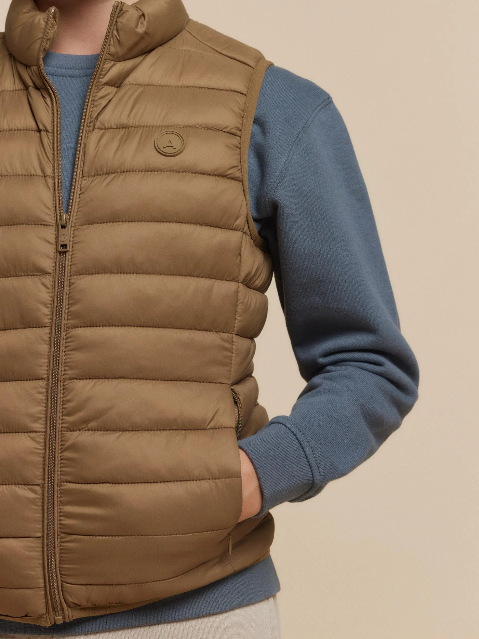 CHALECO NIRO KIDS MOSTAZA