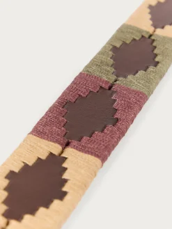 CINTURON PAMPA PIEL BURDEOS