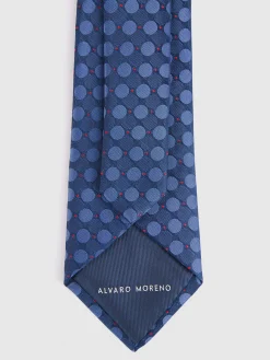 CORBATA JACQUARD MF AZUL