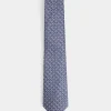 CORBATA JACQUARD MF AZUL MARINO