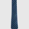 CORBATA JACQUARD MF AZUL MARINO