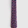 CORBATA JACQUARD MF AZUL MARINO