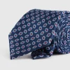 CORBATA JACQUARD MF AZUL MARINO