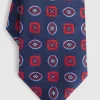 CORBATA JACQUARD MF AZUL MARINO