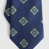 CORBATA JACQUARD MF AZUL MARINO