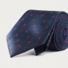 CORBATA JACQUARD MF AZUL MARINO