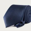 CORBATA JACQUARD MF AZUL MARINO