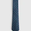 CORBATA JACQUARD MF AZUL MARINO