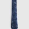 CORBATA JACQUARD MF AZUL MARINO