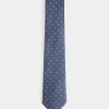 CORBATA JACQUARD MF AZUL MARINO