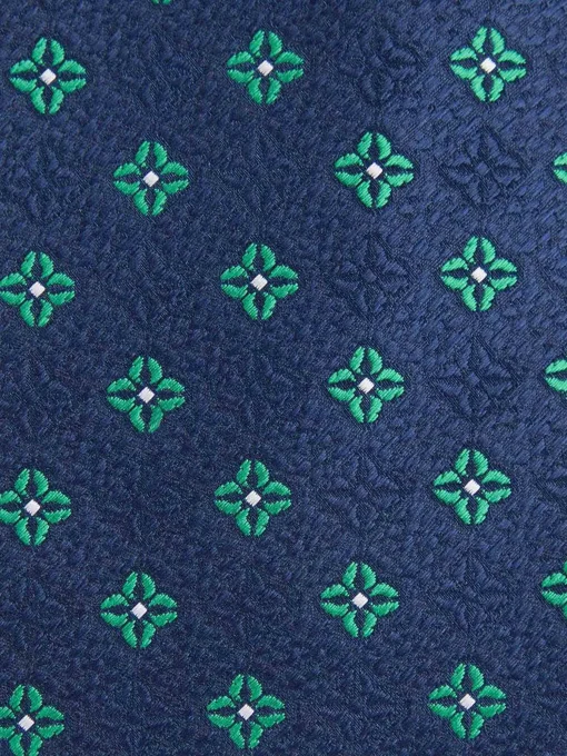 CORBATA JACQUARD MF AZUL MARINO