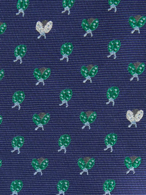 CORBATA JACQUARD MF AZUL MARINO