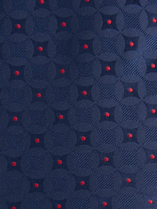 CORBATA JACQUARD MF AZUL MARINO