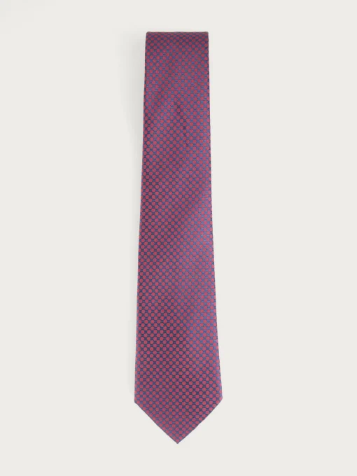 CORBATA JACQUARD MF BURDEOS