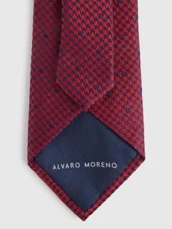CORBATA JACQUARD MF ROJO