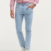 DENIM SLIM BASICO CELESTE