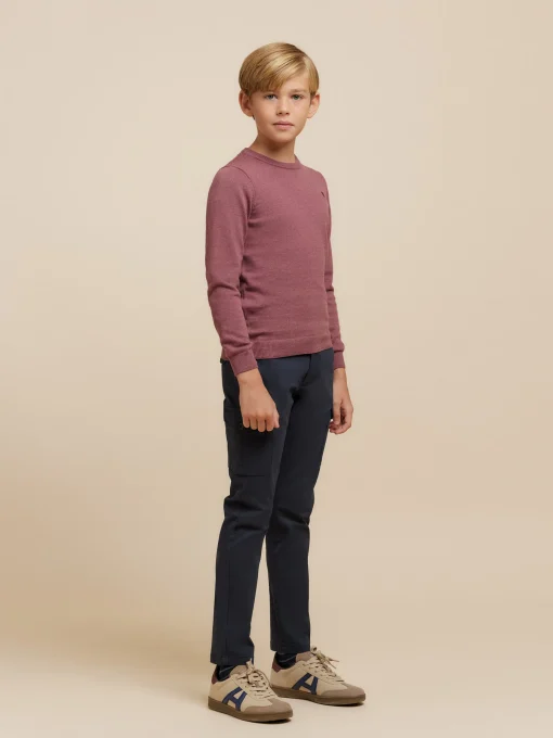 JERSEY ROUND NECK KIDS VIOLETA
