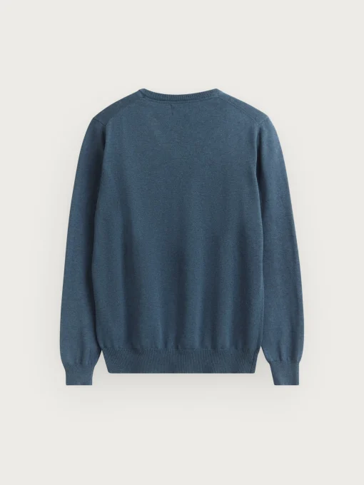 JERSEY V-NECK TRENDY AZUL