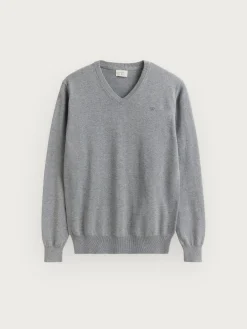 JERSEY V-NECK TRENDY GRIS