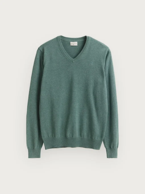 JERSEY V-NECK TRENDY VERDE