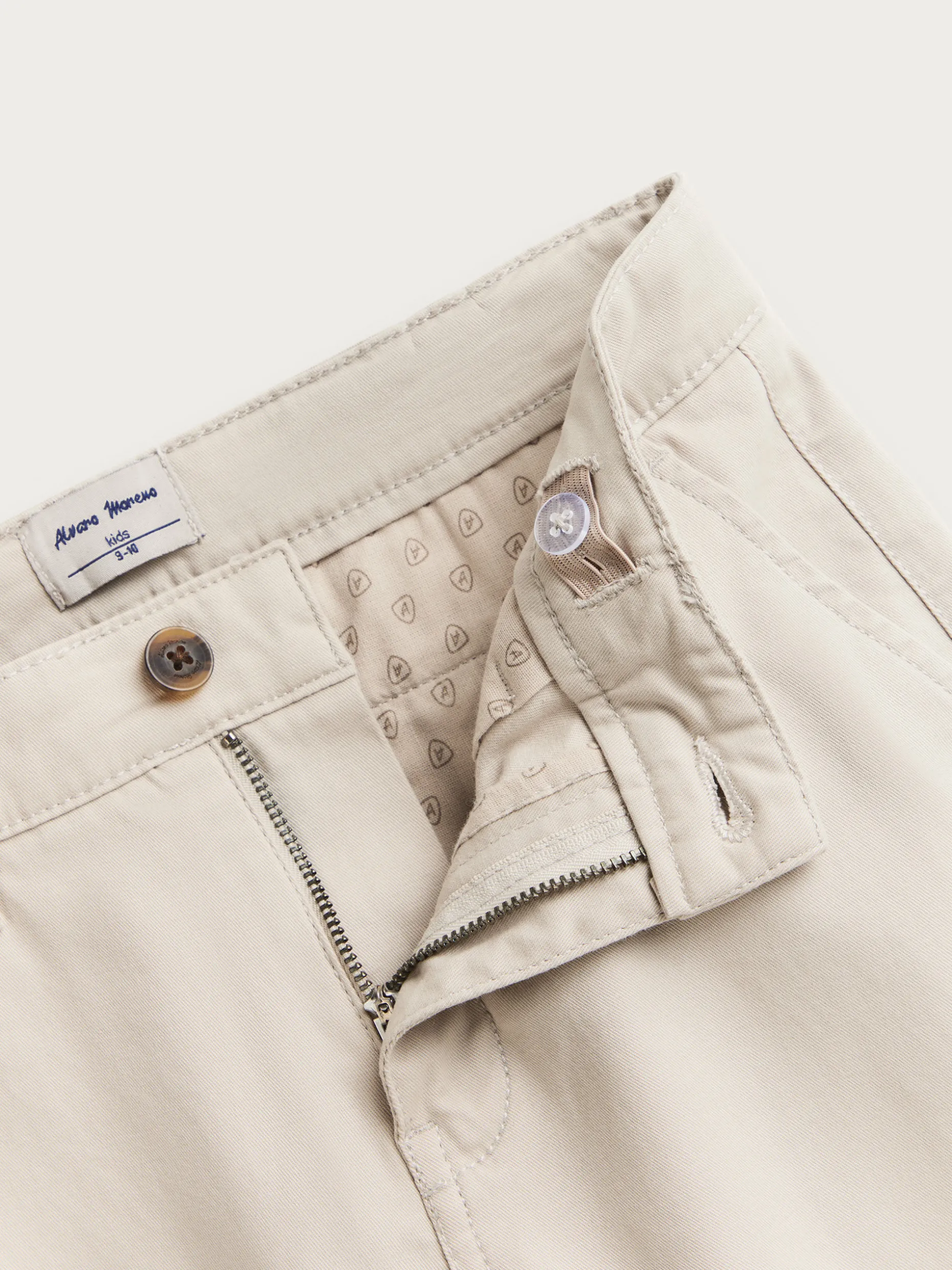 PANTALON CHINO KIDS PIEDRA
