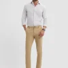 PANTALON CHINO SLIM FIT CAMEL